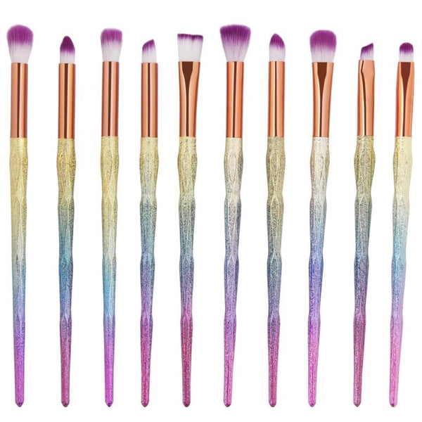 10 Piece Eye Brush Set