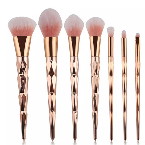 Gold Makeup Brush Set