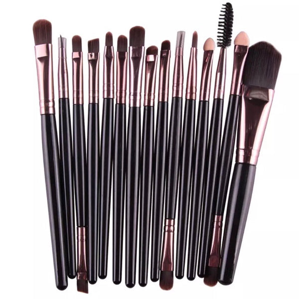 15 Piece Makeup Brush Set
